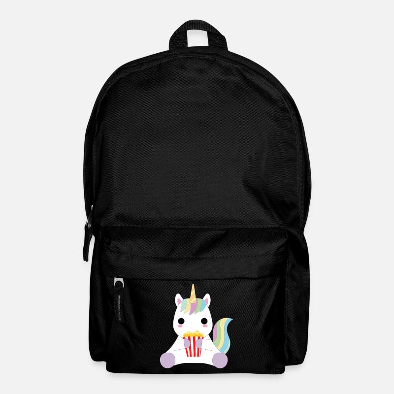 Popcorn und Fantasie - Rucksack - Schwarz