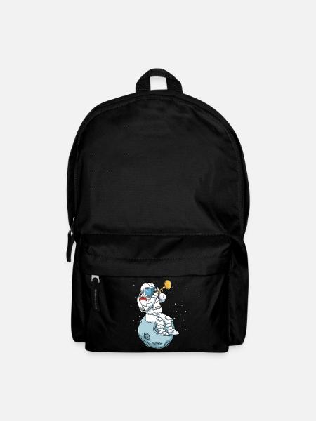Trompette chemise enfants groupe d'astronautes musique jazz - Sac à dos - noir