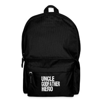 Oncle parrain grand-oncle cadeau oncle - Sac à dos - noir - Devant