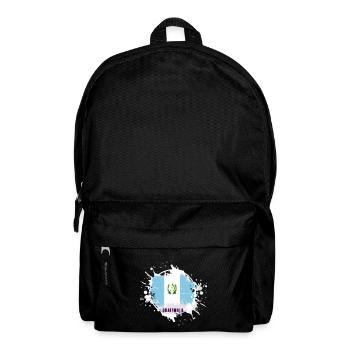 Drapeau du Guatemala avec blob - Sac à dos - noir - Devant