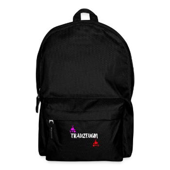 Trauzeugin - Rucksack - Schwarz - Vorne