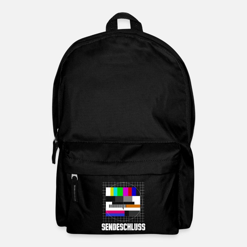 Testbild Sendeschluss 90er - Rucksack - Schwarz