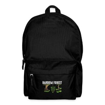 Artificial classification math random forest - Backpack - black - Front