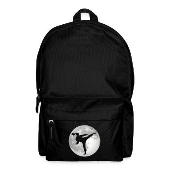 Fille de taekwondo - Sac à dos - noir - Devant