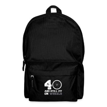 40er 40. Geburtstag Radsport Radfahrer Geschenk - Rucksack - Schwarz - Vorne