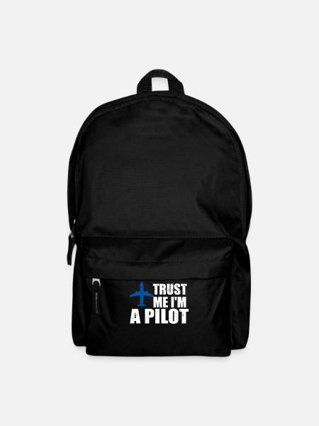 Trust me im a Pilot - Rucksack - Schwarz