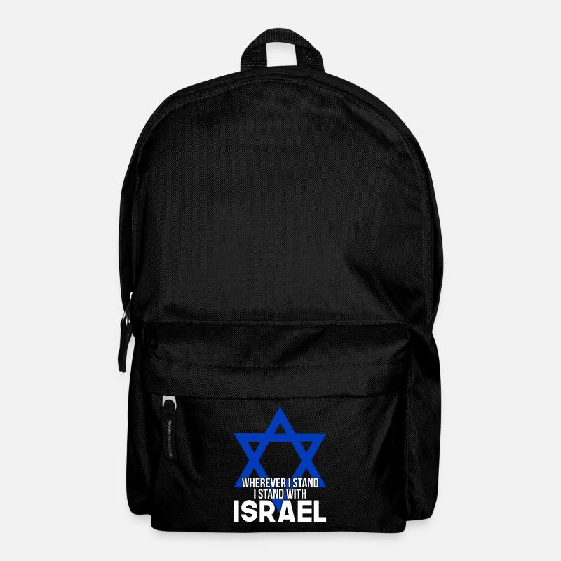 Israel Davidstern - Rucksack - Schwarz