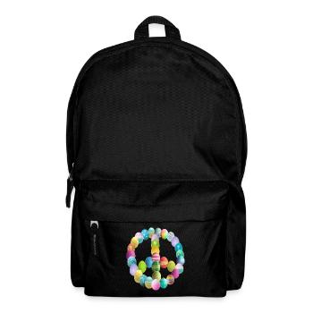 Oeuf de Pâques signe de paix - Sac à dos - noir - Devant