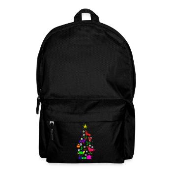 Dachshund Christmas - Backpack - black - Front