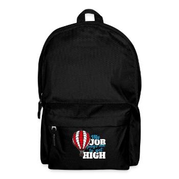 Ballonfahrer Ballonfahren Heißluftballon Pilot Fun - Rucksack - Schwarz - Vorne