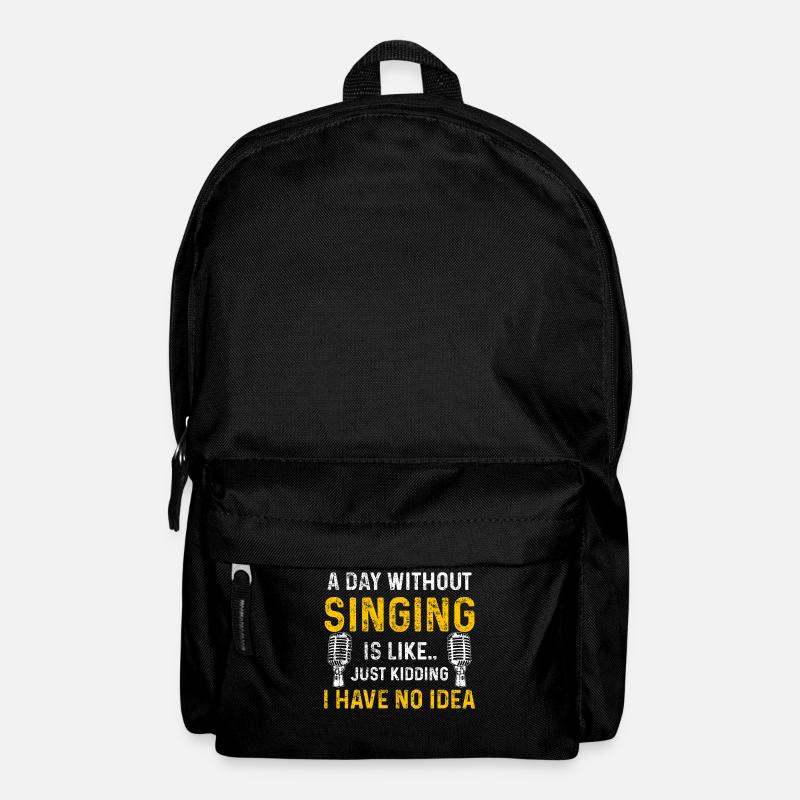 Singen Musical - Rucksack - Schwarz