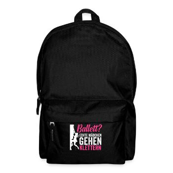 Klettern Mädchen - Rucksack - Schwarz - Vorne