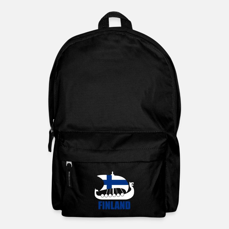 Finnland Land Wikinger - Rucksack - Schwarz