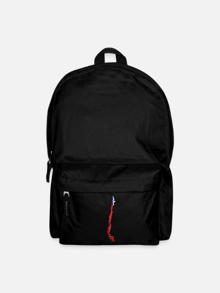 Republik Chile Südamerika Karte Chilenische Flagge - Rucksack - Schwarz