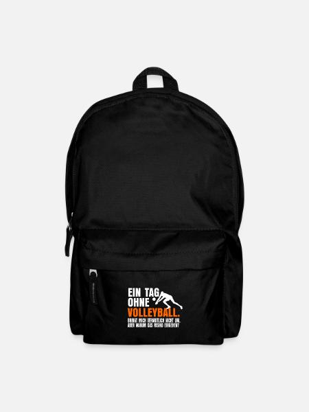 Volleyball Volleyballer - Rucksack - Schwarz
