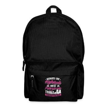 Vergiss High Heels Stahlkappenschuhe - Rucksack - Schwarz - Vorne