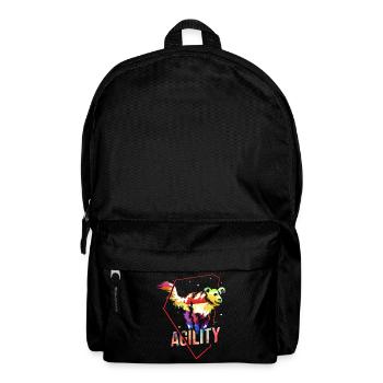 Dog agility - Backpack - black - Front