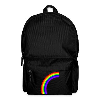 Arc-en-ciel - Sac à dos - noir - Devant