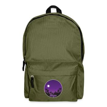 libya purple paradise - Backpack - olive green - Front