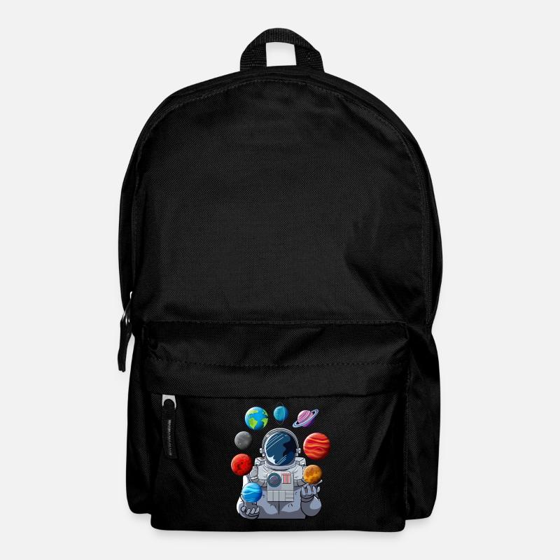 Astronaut Planet Jongleur - Rucksack - Schwarz