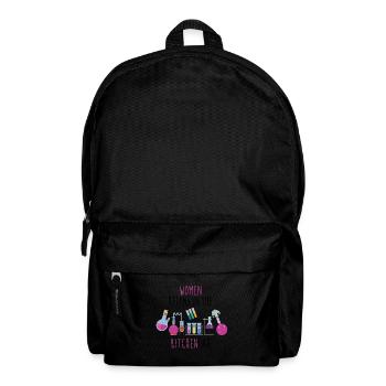 Science, laboratoire, chimie, physique, biologie, - Sac à dos - noir - Devant
