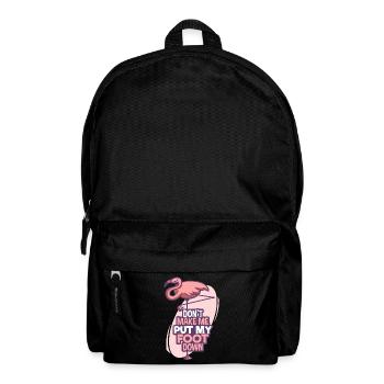 Flamingo - Sac à dos - noir - Devant