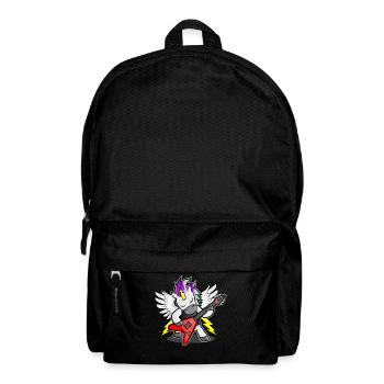 Motif de bande de hard rock licorne femmes hommes enfants - Sac à dos - noir - Devant