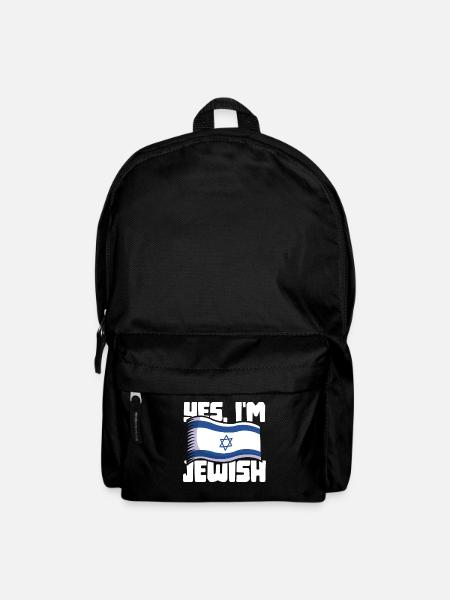 Oui, je suis juif - juif - Sac à dos - noir