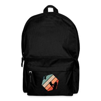 Kite surfing kitesurfing kite surfers wave gift - Backpack - black - Front