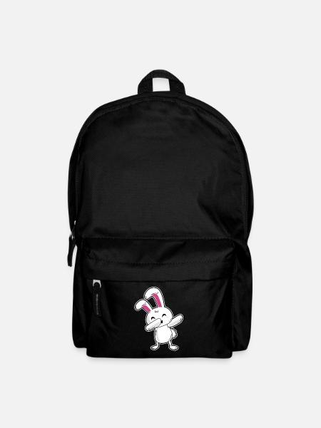 Dabbing Hase - Rucksack - Schwarz