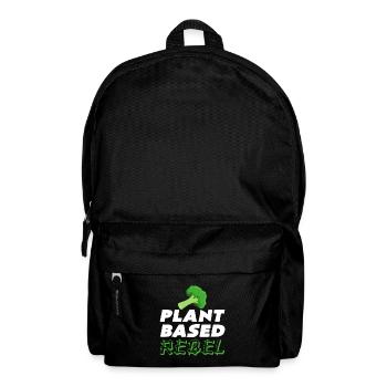Plant Based Rebel - Backpack - black - Front
