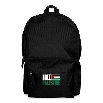 Free Palestine, Free Gaza, Palestine Flag, Gaza - Backpack - black - Front