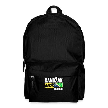 Sandzak Fighter, Sandzak Flag, Proud Sandzaklija - Backpack - black - Front