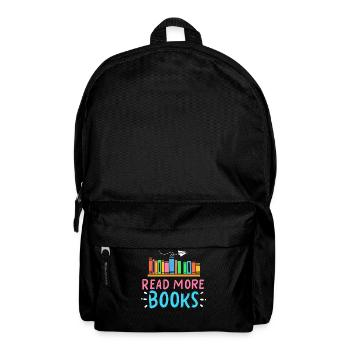 Bookworm Books Reading Book Fair - Backpack - black - Front