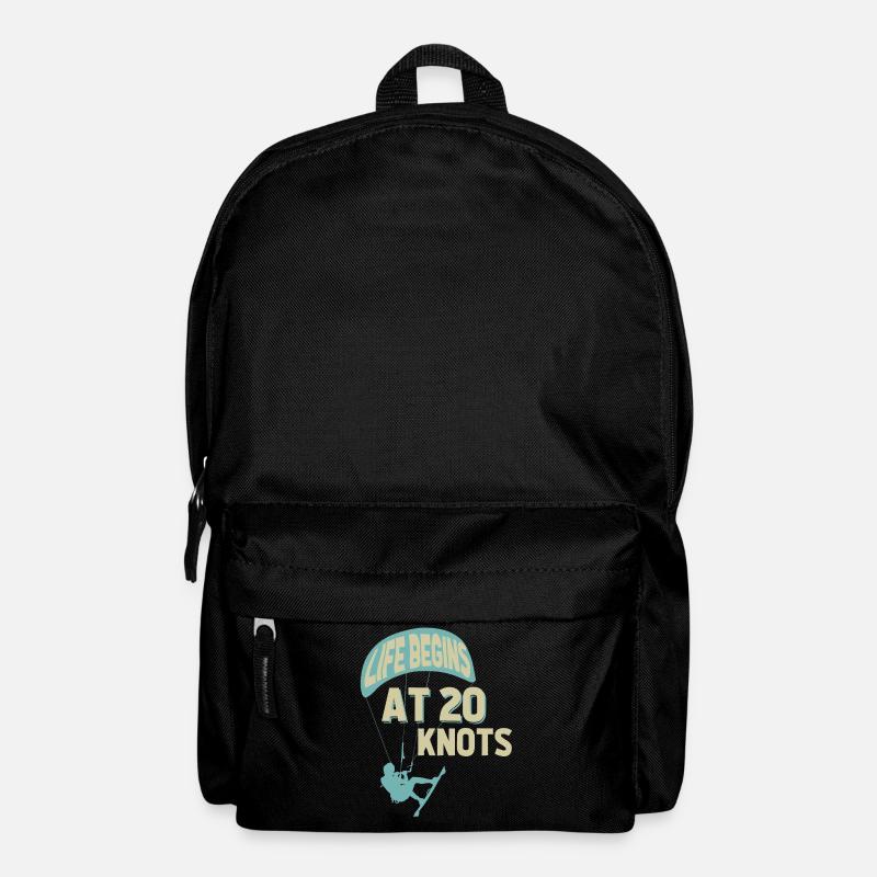 Kitesurfing Kitesurfers Kiteboarding Kiteboard Kite - Backpack - black