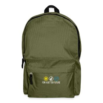 Erneuerbare Energien Shirt & Geschenkidee - Rucksack - Olivgrün - Vorne
