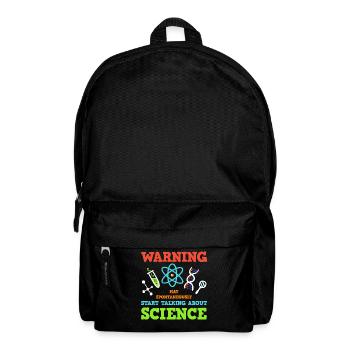 Physics chemistry biology - Backpack - black - Front