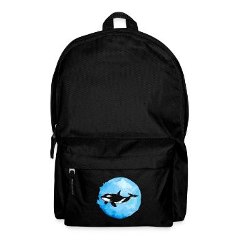 Killerwal Orca Fisch - Rucksack - Schwarz - Vorne