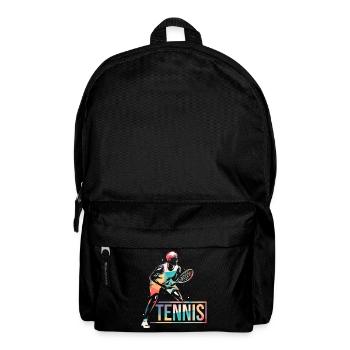Tennis Sport Gift - Backpack - black - Front