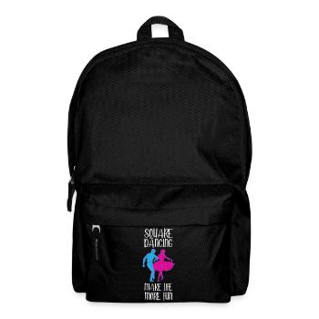 Square dance - Backpack - black - Front