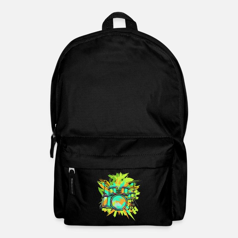 Schlagzeug Schlagzeuger - Rucksack - Schwarz