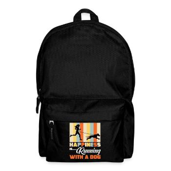 Dog sports, canicross - Backpack - black - Front