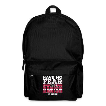 Ne vous inquiétez pas, le Danois est là. - Sac à dos - noir - Devant