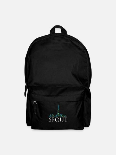 Städtetrip – Land – Weltstadt Seoul - Rucksack - Schwarz
