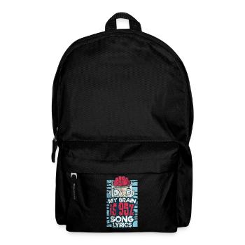 Singer songwriter - Backpack - black - Front
