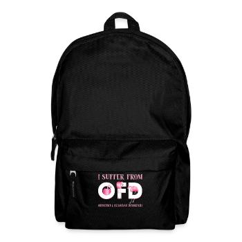 Je souffre d'un trouble obsessionnel du flamant rose OFD - Sac à dos - noir - Devant