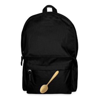 ein goldener Löffel - Rucksack - Schwarz - Vorne