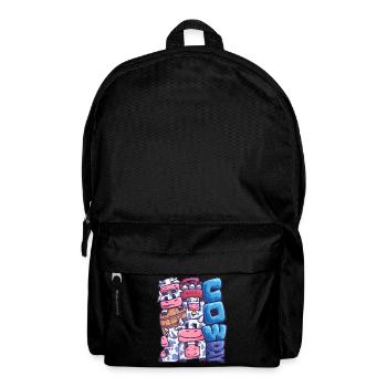 Cowday Kuh Rind Milch Bauer Landwirt - Rucksack - Schwarz - Vorne