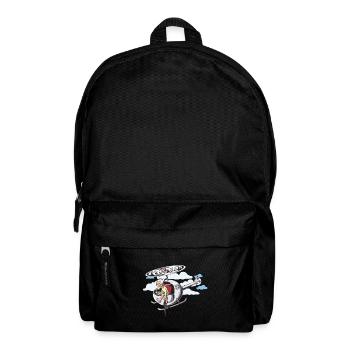Grand-mère dans l'hélicoptère - Sac à dos - noir - Devant