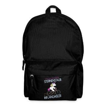 Einhorn Fresst meinen Sternenstaub ihr Langweiler - Rucksack - Schwarz - Vorne